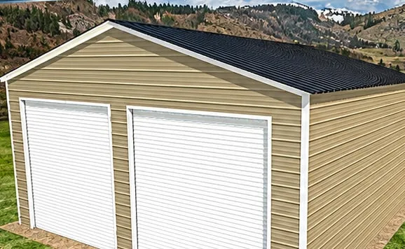 garage 20x20x9 front