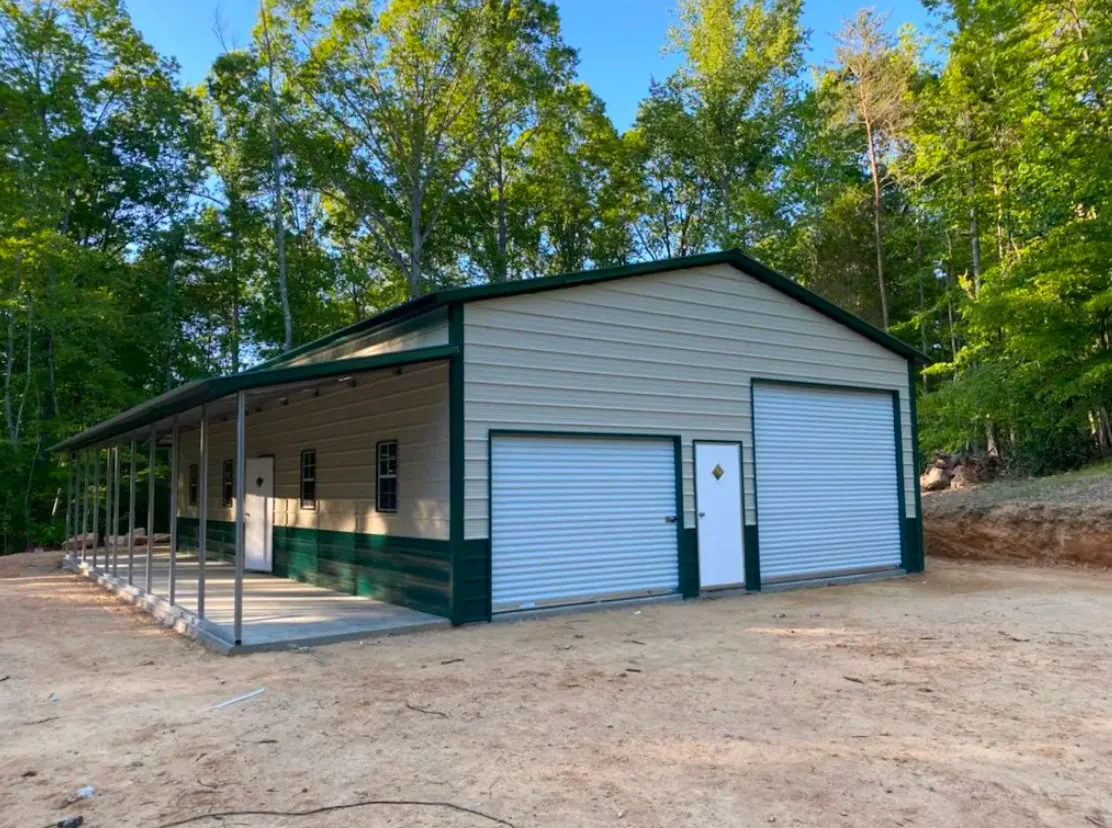 ec 301 garage full length lean to